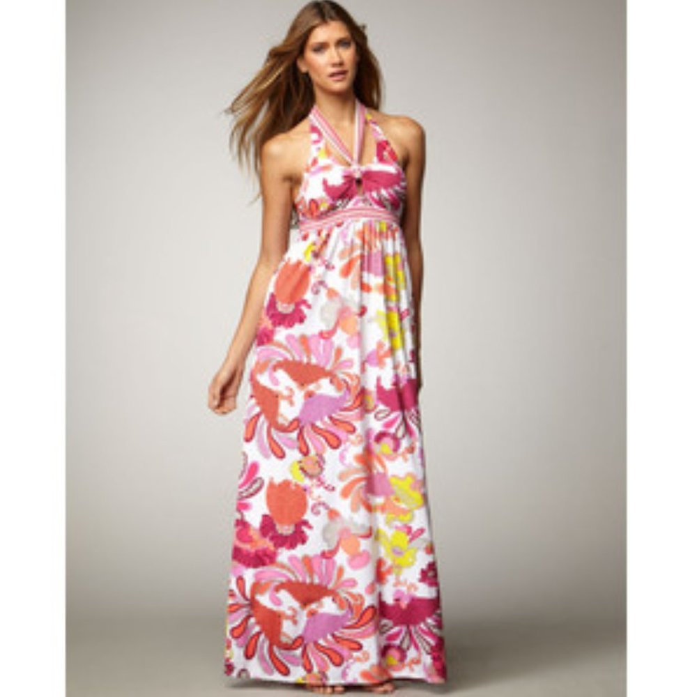 Trina Turk "Caprice" Pink Long Dress
